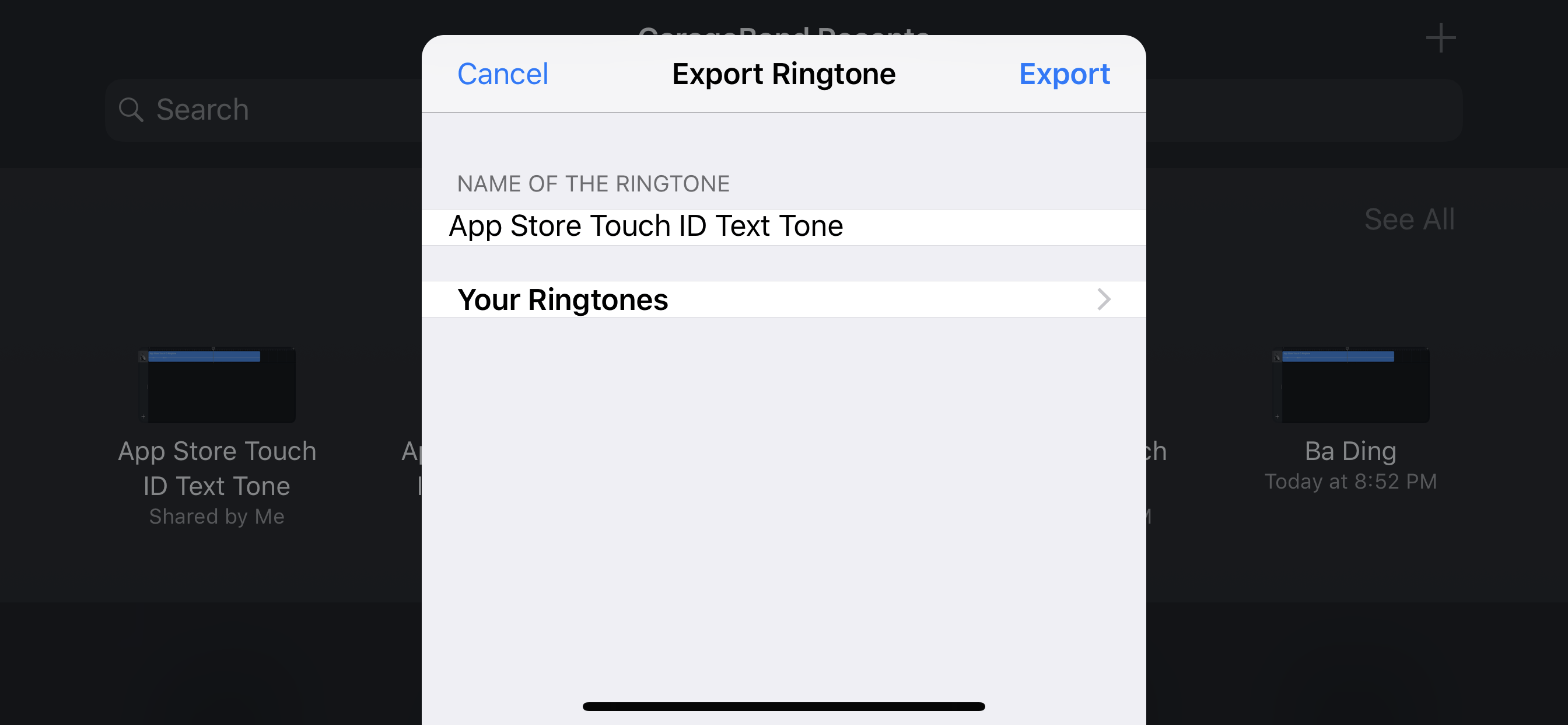Use The Touch ID Sound As A Text Tone!