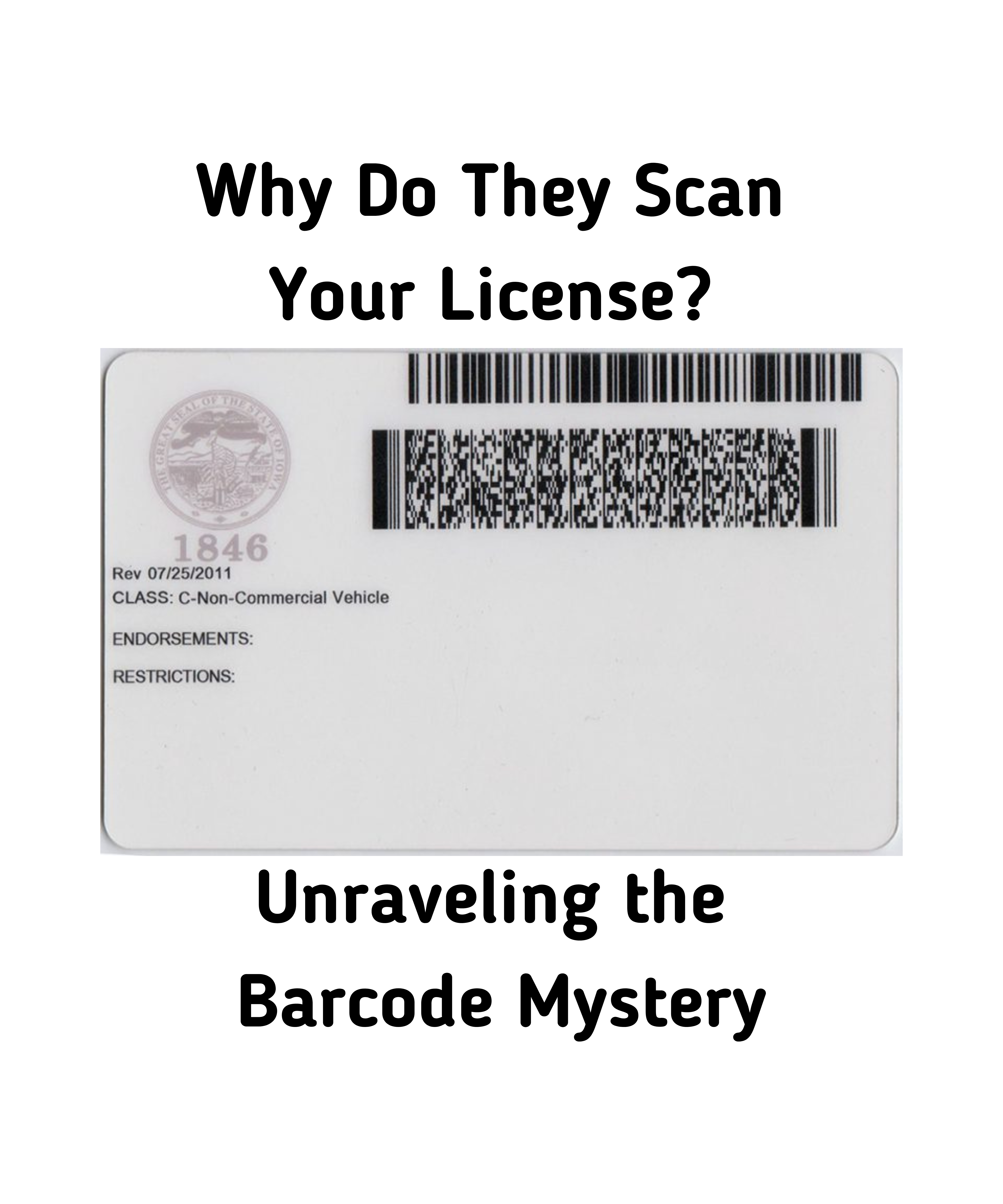 Why Do They Scan Your License